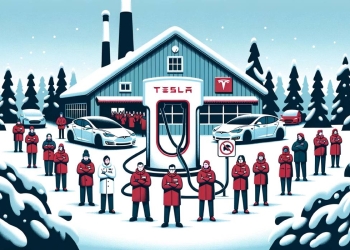 Tesla enfrenta ameaça de greve dos funcionários na suécia