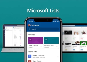 Imagem de divulgação do microsoft lists