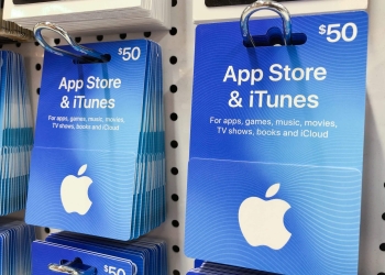 Cartões-presente apple