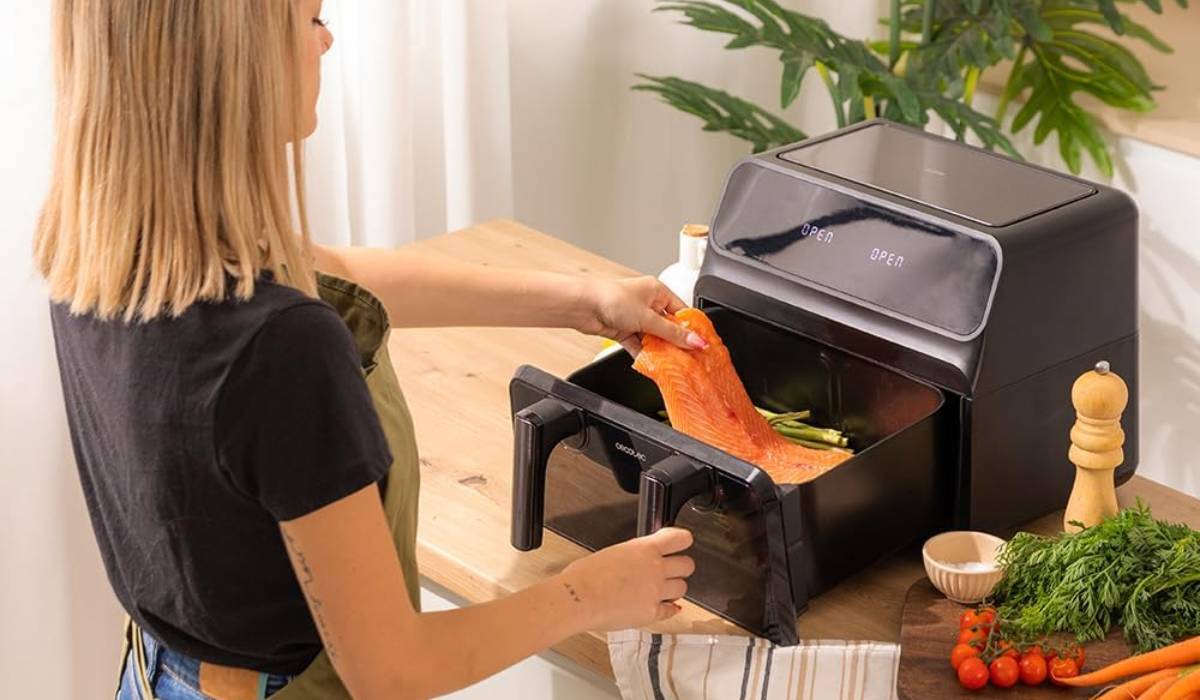 Cecotec Frigideira sem oleo digital de 9 litros Cecofry Advance 9000 Window TecheNet Cecotec frigideira sem oleo digital de 9 litros cecofry advance 9000 window