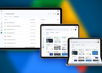 Google drive ui tablets android