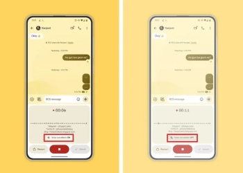 Google messages cancelamento de ruido