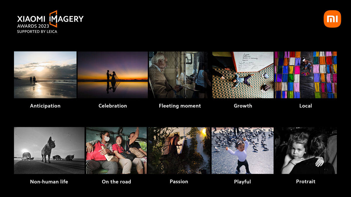 Xiaomi Imagery Awards 2023 - categorias