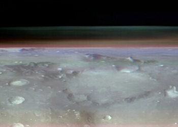 Nasa revela imagem inédita do horizonte de marte