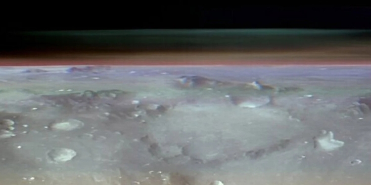 Nasa revela imagem inédita do horizonte de Marte