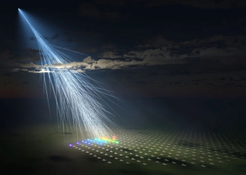 Raio cósmico atingiu a terra