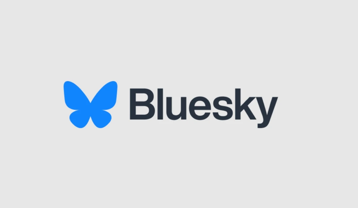 Bluesky logotipo de borboleta TecheNet Bluesky logótipo de borboleta