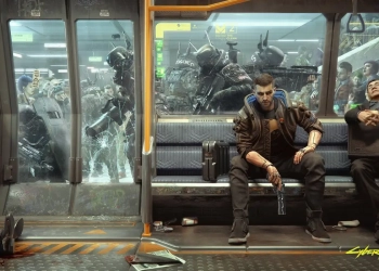 Cyberpunk 2077 metro