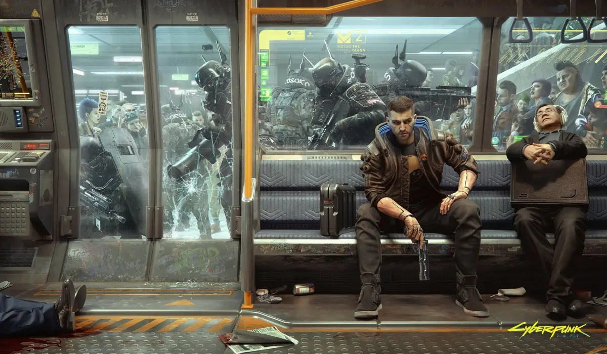 Cyberpunk 2077 metro