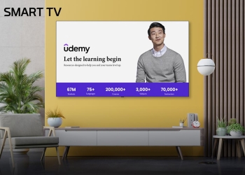Udemy estreia nas lg smart tvs