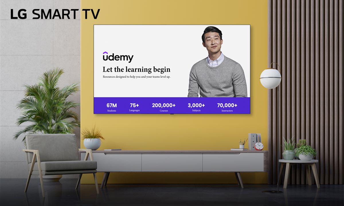 Udemy estreia nas LG Smart TVs