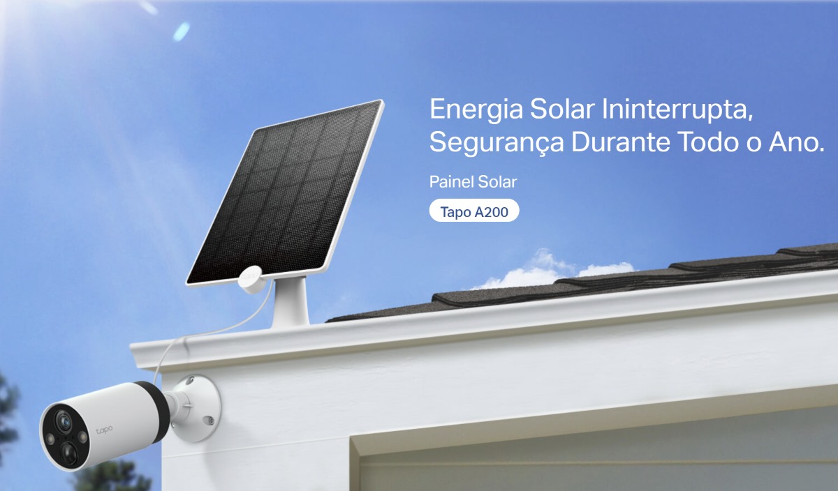Tapo A200: Energia solar impulsiona segurança residencial
