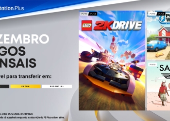 Novidades de dezembro na playstation plus: lego 2k drive e mais
