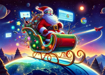 Segue o pai natal - google e norad