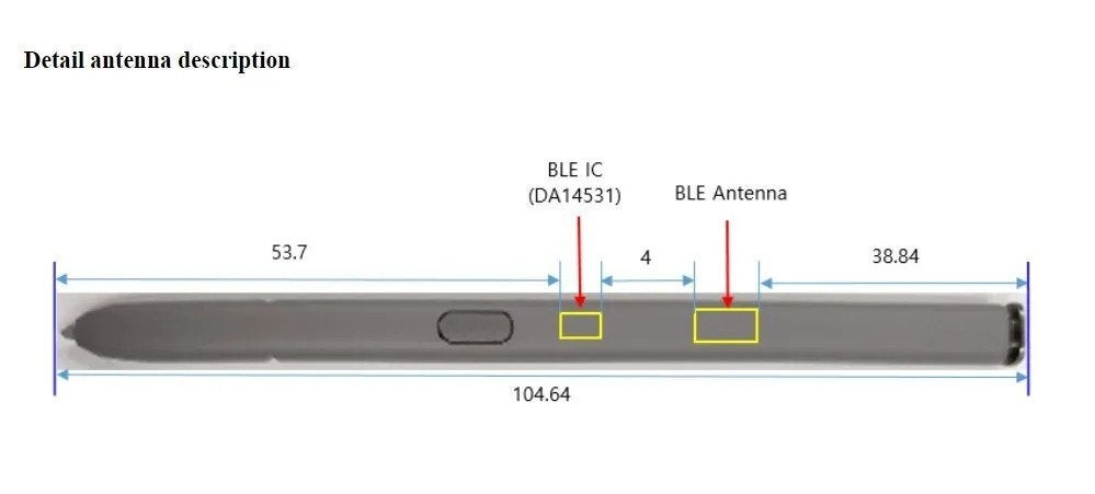 Caneta S Pen para o Samsung Galaxy S24 Ultra