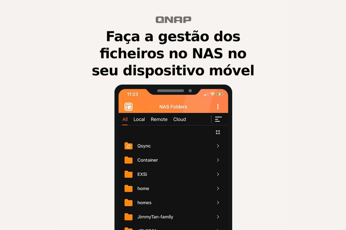 QNAP Qfile Pro TecheNet Qnap atualiza a aplicação móvel qfile pro