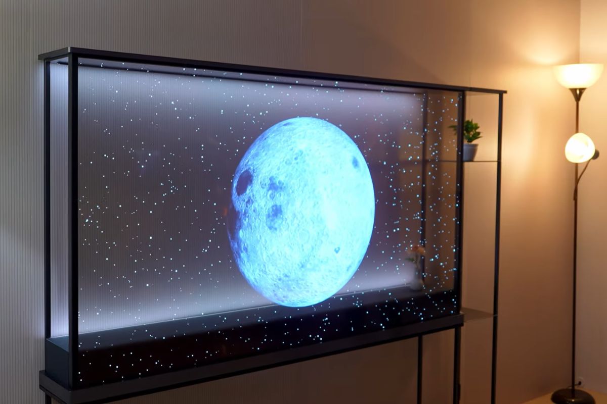TV transparente