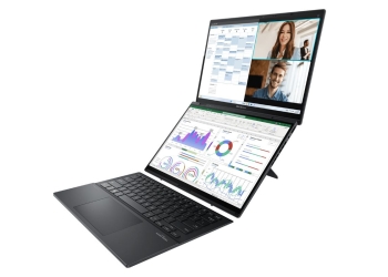 Portátil de ecrã duplo