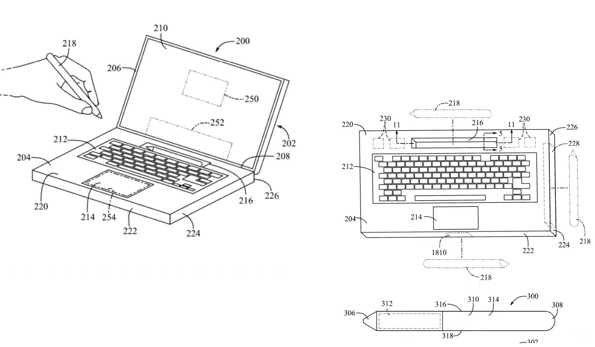 Apple macbook caneta