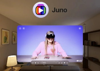 Juno youtube - apple vision pro