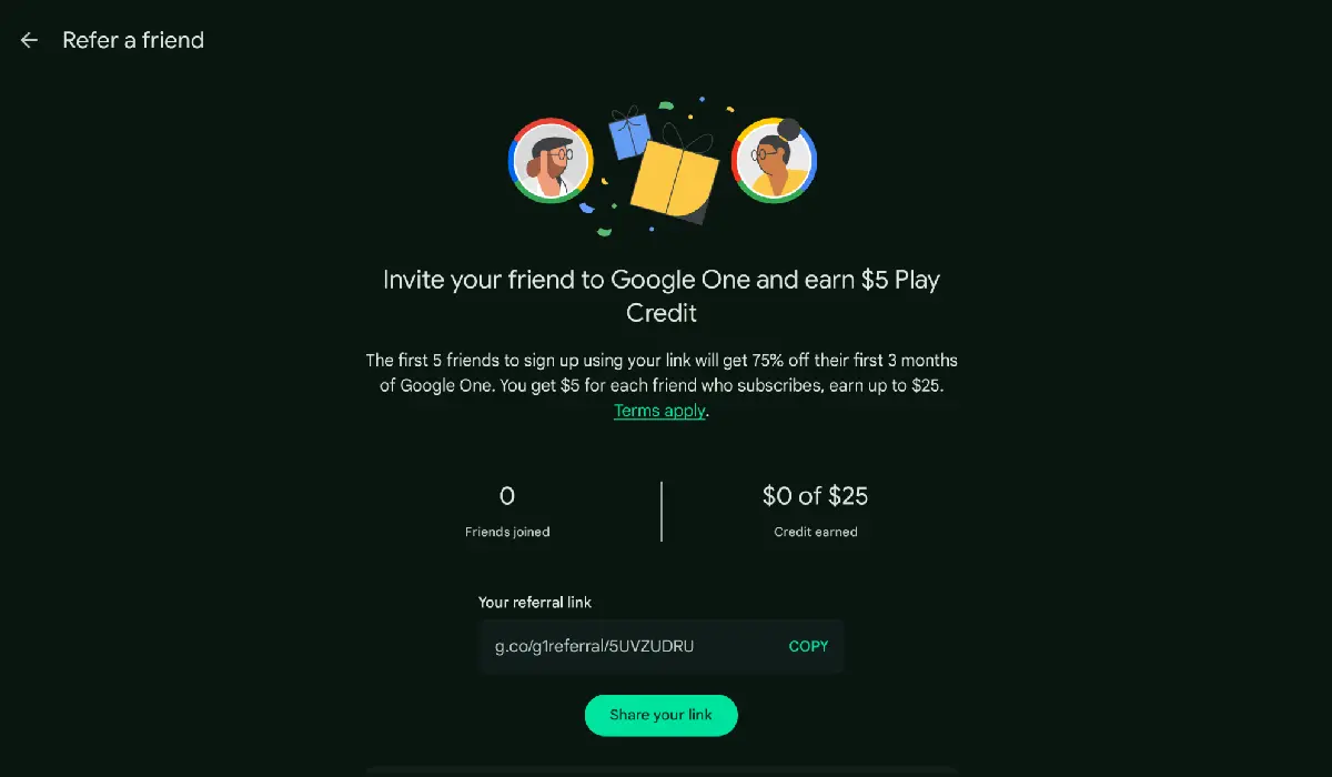 Google One amigos