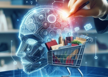 Ia generativa no retalho (imagem conceptual gerada através de ia)