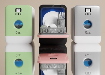 Aura ce apresenta bob: a máquina de lavar louça mais pequena do mundo