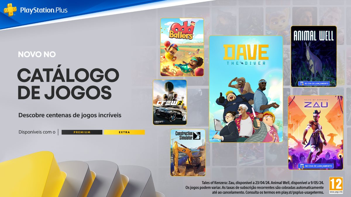 PlayStation Plus com novidades gratuitas em abril