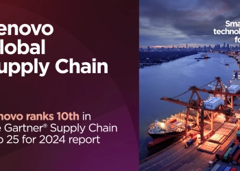 Cadeia logística da lenovo reconhecida pela gartner
