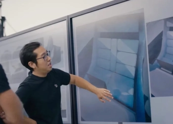 Tesla robotaxi interior