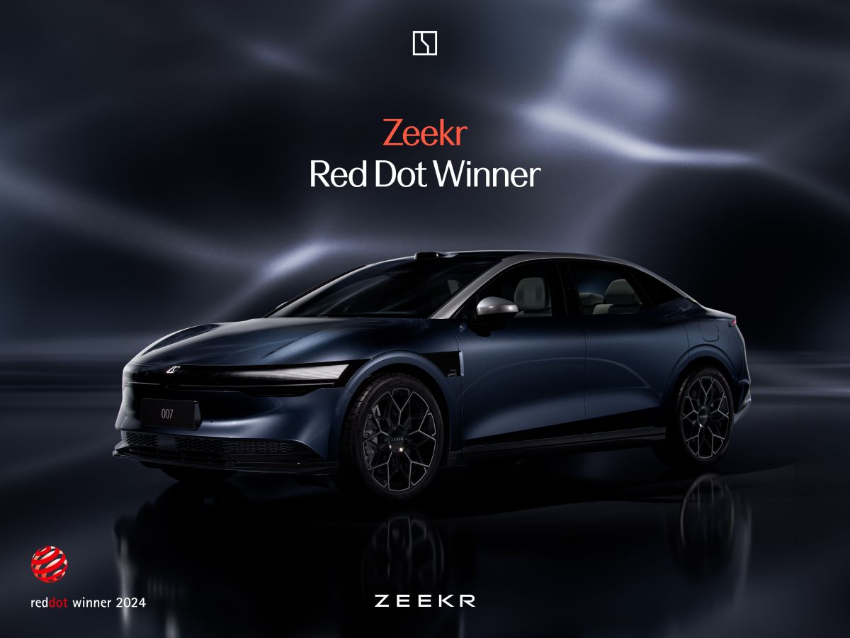 Zeekr 007 distinguido com prémio Red Dot