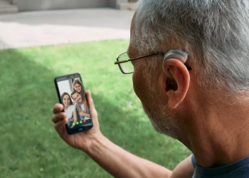 Aparelhos autiditivos bluetooth smartphones