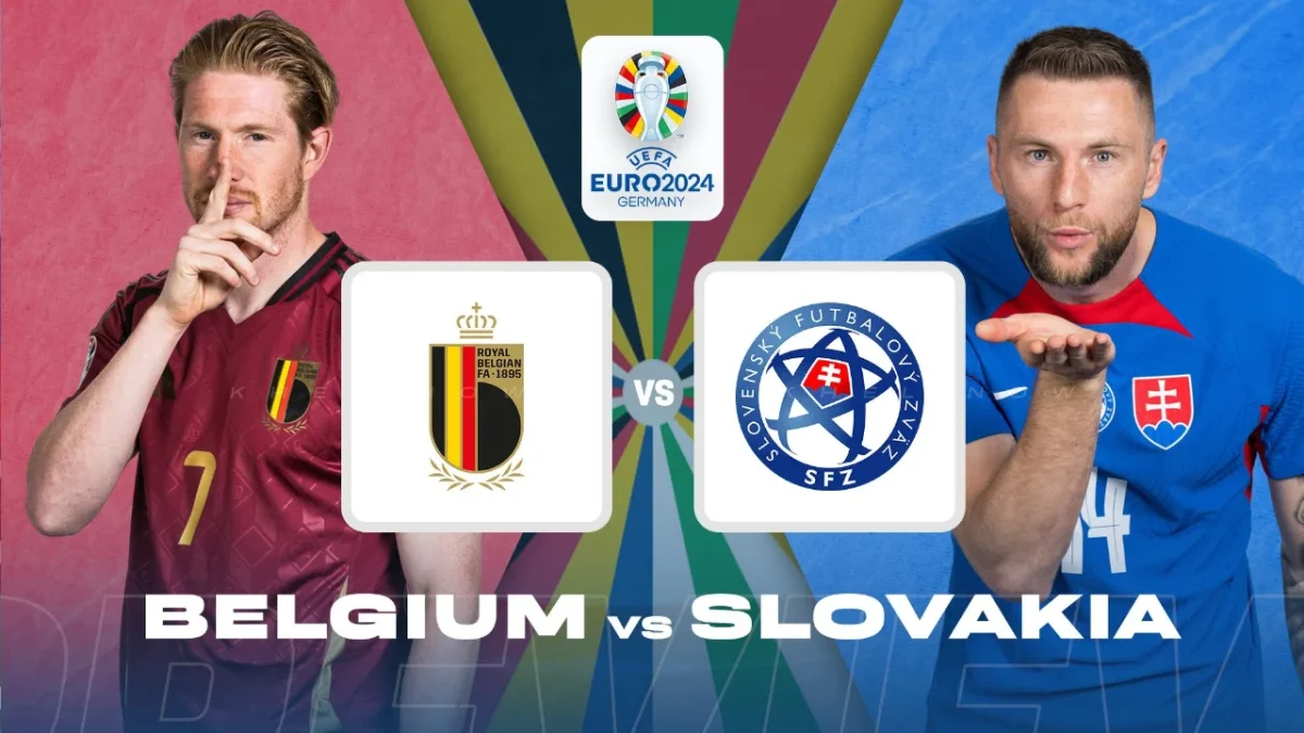 EURO 2024 Bélgica v Eslováquia