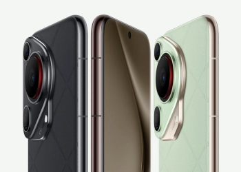 Huawei pura 70 ultra cores castanho, preto e verde