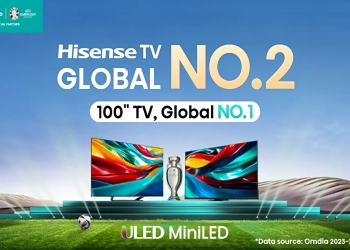 Hisense lidera mercado de tvs de 100 polegadas