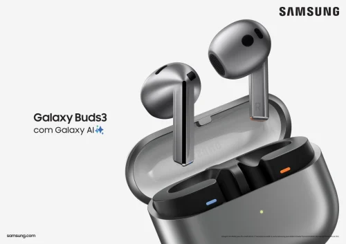 Galaxy Buds3 Product KV 2P TecheNet Novos galaxy buds3: som inteligente e design renovado