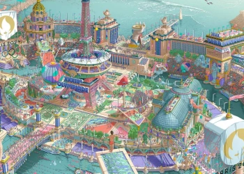 Jogos olímpicos de paris 2024 poster oficial