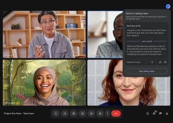Google meet assistente ia