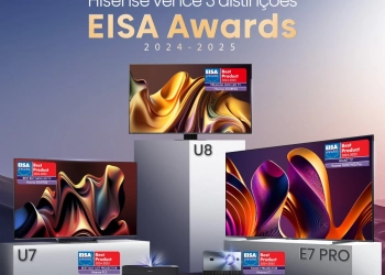 Hisense distinguida com 5 prémios eisa 2024-2025