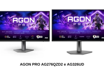 Aoc apresenta novos monitores agon pro com tecnologia qd-oled