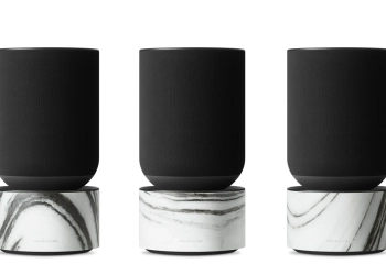 Beosound balance marbled black: edição limitada de 57 unidades