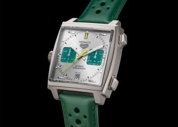 Tag heuer lança monaco chronograph racing green
