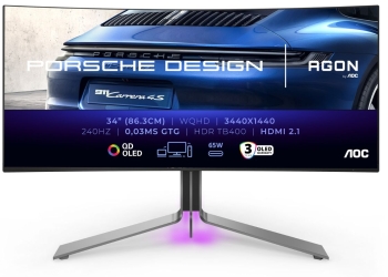 Agon by aoc e porsche design anunciam monitor de gaming pd34