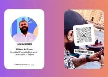 Instagram - cartão de perfil