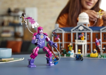 Lançamento do set lego marvel x-men: a mansão-x