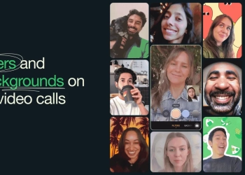 Whatsapp filtros videochamadas