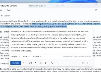 Bloco de notas recebe ia e torna-se 55% mais rápido