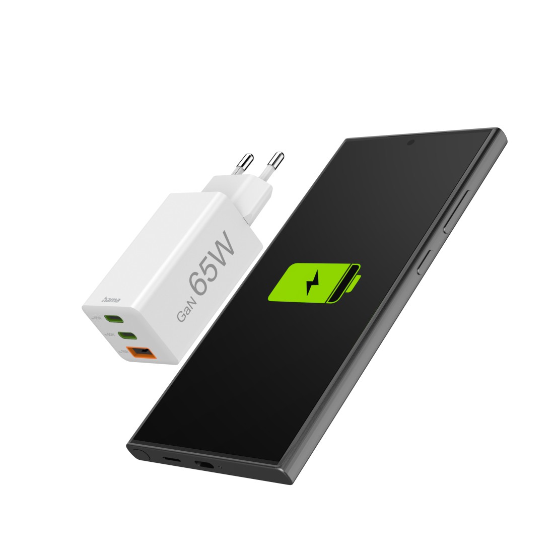 Hama FastCharger GaN de 65 watts Natal 2024 TecheNet Hama fastcharger gan de 65 watts natal 2024