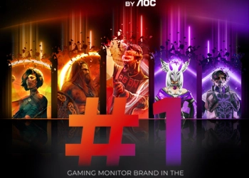 Monitores gaming: agon by aoc mantém liderança global