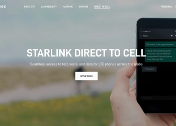 Starlink - internet smartphone